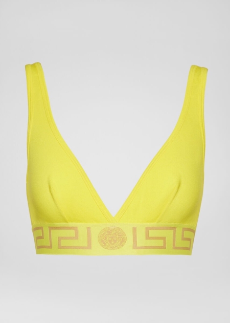 Bralette Versace Versace Greca Border Triangle Dama | EGJCHUY-23